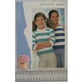 1984 Patons 7419 girl's sweater & vest, cotton top