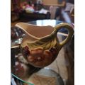 Pretty Floral Jug Raised Design