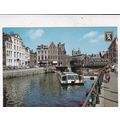 Gent Graslei Belgium Postcard unused VGC