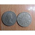 GB 1961 Elizabeth II Florin 2/- Two Shillings Coin