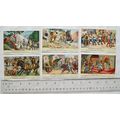 Set of 6 Italian cards - History of Bulgaria