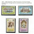 1977 GB JERSEY VICTORIA COLLEGE SET UMM SG179-182