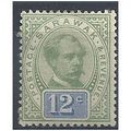 Sarawak 1888 SG16 12c Green & Blue Mounted Mint...