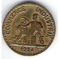 FRANCE 50 CTS 1924
