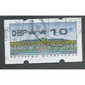 GER 10pf 'DEUTSCHE BUNDESPOST' MACHINE LABEL (E...