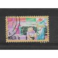 Malta.SG668 1c Cotton Production.Fine Used.Mar17