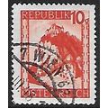 Mi 840: 10 g. orange-red Definitive Stamp: Hoch...