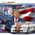 SIERRA LEONE 2017 SHEET MNH DONALD TRUMP TRANSP...