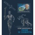 CENTRAL AFRICA 2013 SHEET MNH PIERRE DE COUBERT...