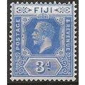 Fiji 1924 SG234 3d Bright Blue Mounted Mint ..