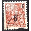 DDR Stamp MI# DD 436lgXIND used: 1957 5pf on 8p...