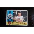 1960 Topps Card # 423 Ed Fitzgerald Good (2) Cl...