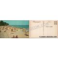 CT Niantic Postcard McCook's Point & Town Beach...