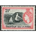 Tristan da Cunha 1954 Definitive Issue 2½d Blac...