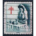 Spain 1953 SG1185 sp7 Nurse & Baby Anti TB Fund...