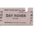 West Somerset Railway Edmondson Ticket - Day Rover