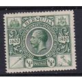 BERMUDA 1921 GV 1/2d MULTI-SCRIPT CA SIDEWAY MI...