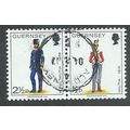 GUE 1974 2 1/2P/ 1/2P 'GUERNSEY MILITIA' FINE U...