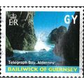 GUERNSEY, Telegraph Bay, Alderney, light blue 2...