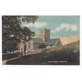 Old Church Clevedon Somerset Postcard Dainty Se...