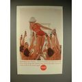 1963 Coca-Cola Coke Soda Ad w/ Lifeguard!