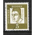 GERMANY BERLIN 1961 SG B194 5pf OLIVE MAGNUS FA...