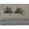 Vintage engraving: Sir. J. E. Millais' House fr...