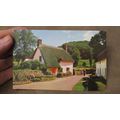 1960 Postcard - Rose Cottage, Dunster -Nr Exmoo...
