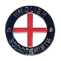 ENGLISH SCOOTERIST St George Flag MOD Metal Ena...