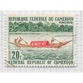 CAMEROUN CAMEROONS 1974 ? DUGOUT CANOE BOAT PIR...