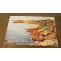 Valentines Art Colour Postcard - Langland Bay, ...