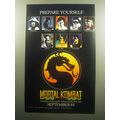 1993 Mortal Kombat Video Game Advertisement - P...