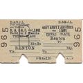 Dumbarton & Balloch Joint Line Edmondson Ticket...