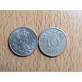 Denmark 1955 10 Ore Coin