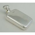 BIG Antique Silver Gilt Pocket Flask, London 19...