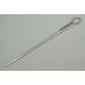 10" Antique Silver Meat Skewer, London 1835, 25...