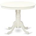 East West Furniture ANT-LWH-TP Antique Dining R...