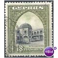 Cyprus 1934 SG142 18 Piastres Black & Olive-Gre...