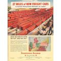 pennsylvania railroad 1947 miles of new freight...