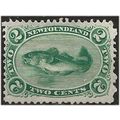 Newfoundland 1882 SG46 2c Yellow-Green Mint No ...