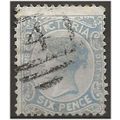 Victoria 1885 SG301 6d Chalky Blue Fine Used . ...