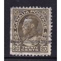 CANADA 1911-22 GEORGE V 20c USED