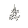 Sterling Silver Its A Boy Pendant
