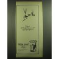 1946 Green Giant Peas Ad - Picked at the fleeting moment of perfect flavor