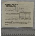 1962 Certificate of Pay & Tax Deducted, J. D. Oliver, The Land Settlement Assoc.