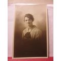 UNKNOWN YOUNG LADY antique photograph postcard ...