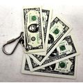 1977 Money Keychain USA Dollar Bills Plastic No...