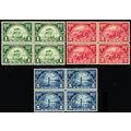 614-16, Mint VF NH Blocks of Four SCV $155 * St...
