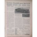 TRIUMPH TR2 1952-55 Motor Trader Service Data B...