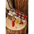 Red Dahlia 4pcs Boho Disc Tassel Wing Pendant B...